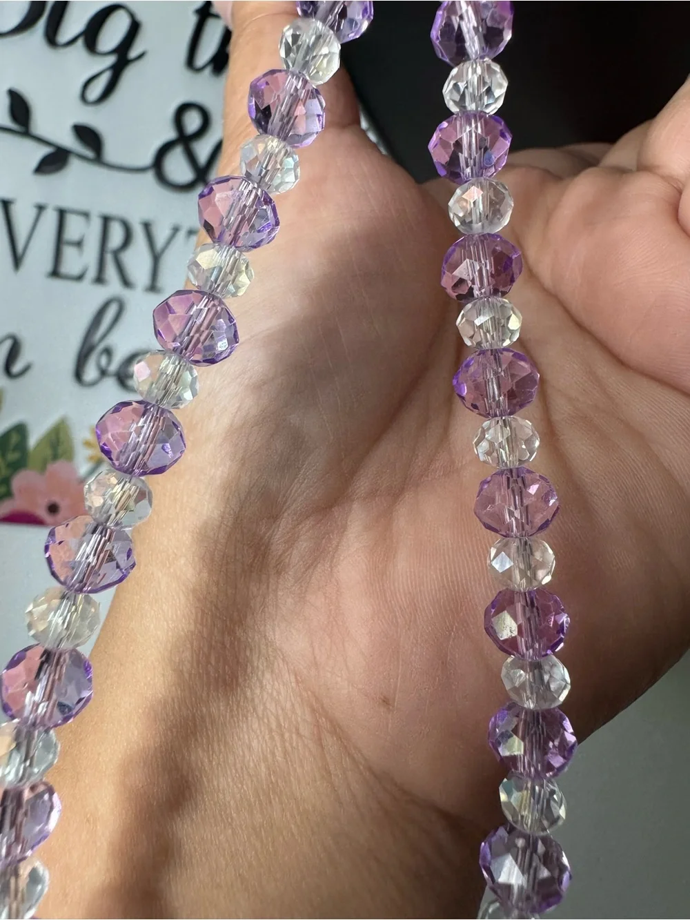 Bling Bling Crystal and Purple Phone/Key/Bag Chain #P1067